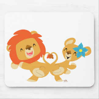 Mousepad do casal do leão da dança dos namorados