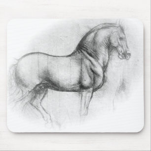 Mousepad do cavalo de Leonardo da Vinci