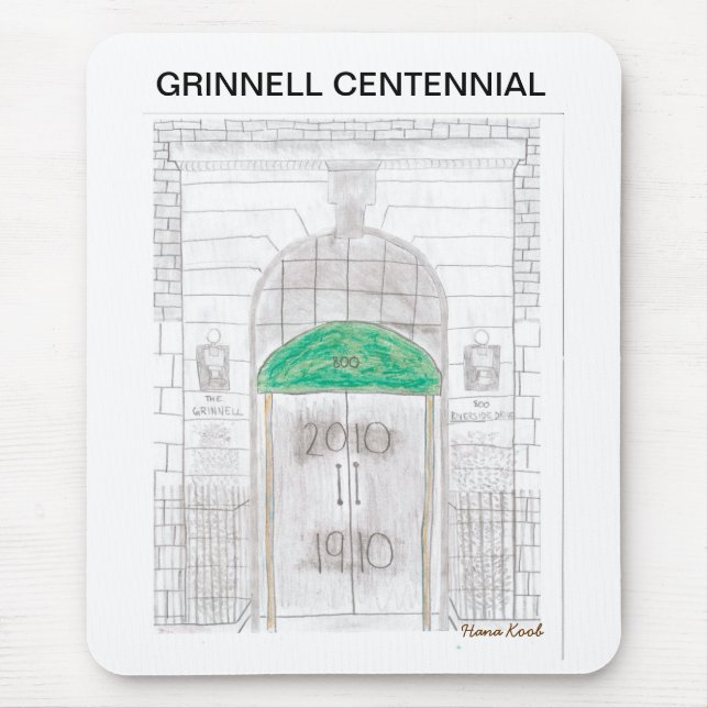 Mousepad do CENTENNIAL de GRINNELL (Frente)