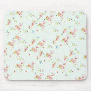 Mousepad Do chique floral do rosa de rosas do vintage