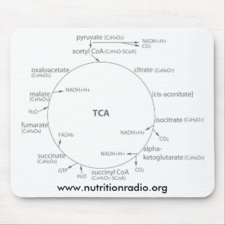 Mousepad do ciclo de Krebs, www.nutritionradio.org