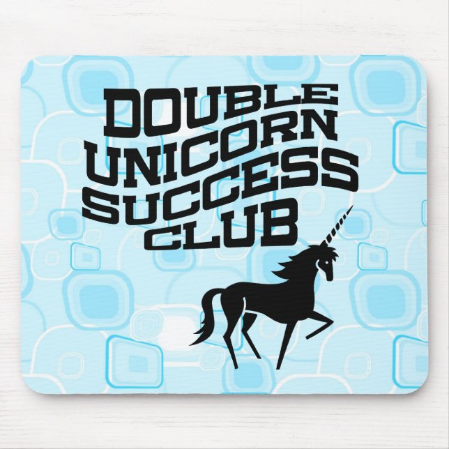 Mousepad do Clube de Sucesso de Unicórnio Duplo (Frente)