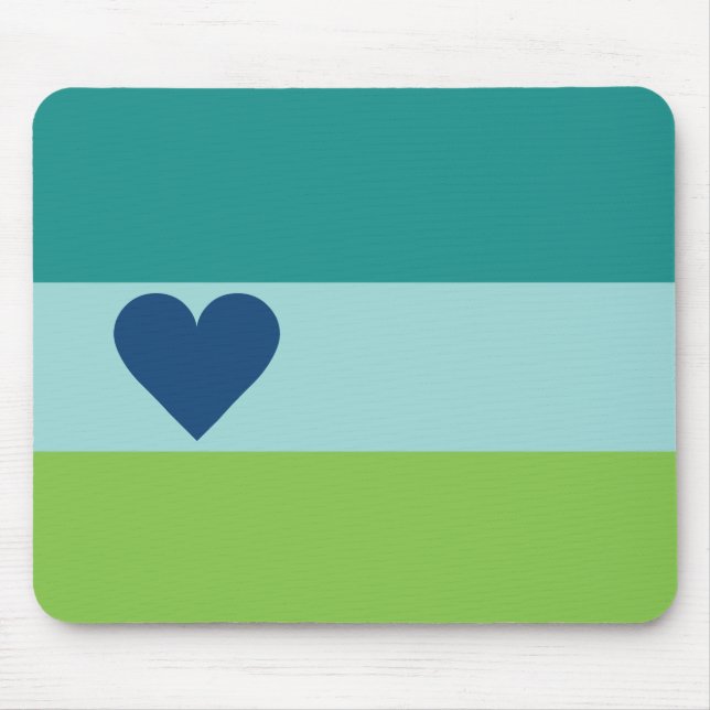 Mousepad do coração do namorados (Frente)