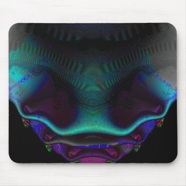 Mousepad do crânio fractal (Frente)