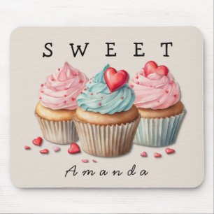 Mousepad do Cupcake SWEET personalizável