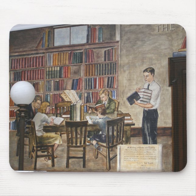 Mousepad do ~ das pinturas murais 8 de WPA (Frente)