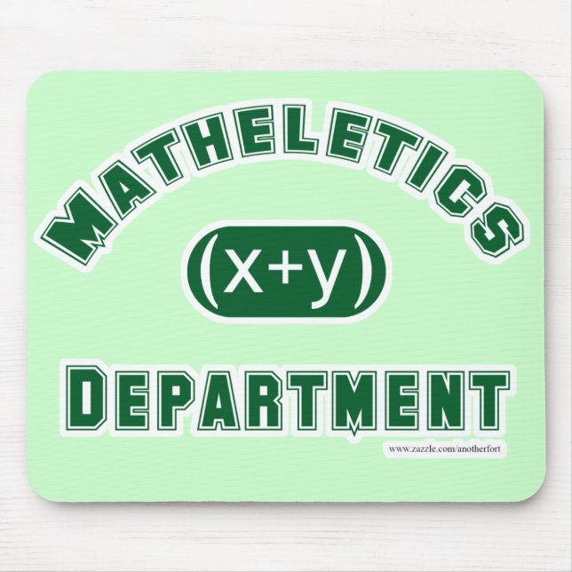 Mousepad do Departamento de Matemática (Frente)