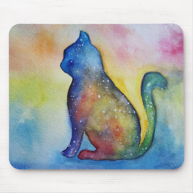 Mousepad do desenho do gato (Frente)