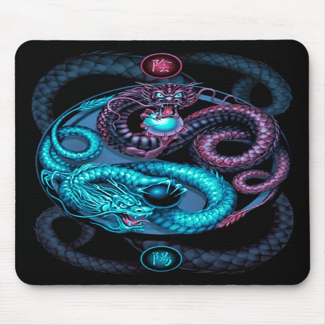 mousepad do design dos dragões (Frente)