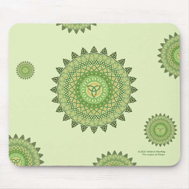 Mousepad do Dia de São Patrício Celta (Frente)