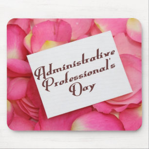 Mousepad do dia do profissional administrativo