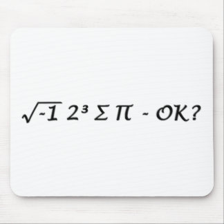 Mousepad ∏ do ∑ do ³ √-1 2 - eu comi alguma aprovação da