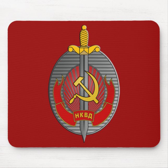 Mousepad do emblema de NKVD (Frente)