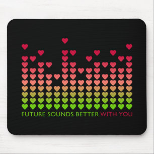 Mousepad do equalizador do amor