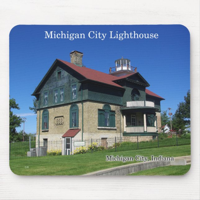 Mousepad do Farol da cidade de Michigan (Frente)
