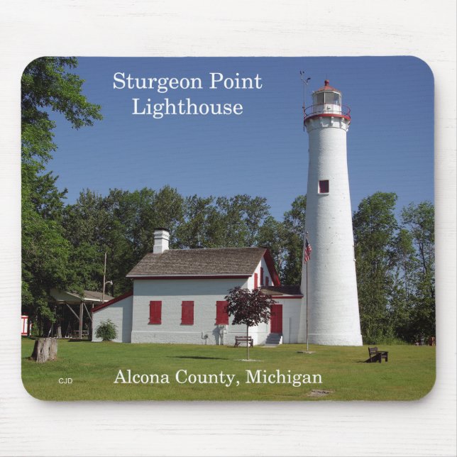 Mousepad do farol Sturgeon Point (Frente)