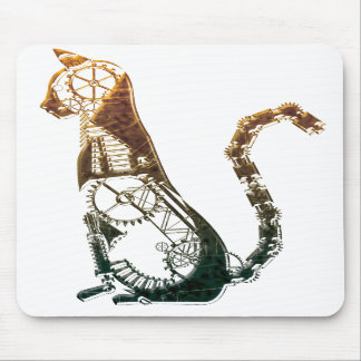 Mousepad do gato de Steampunk