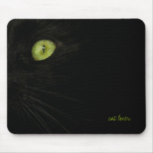 Mousepad do gato preto