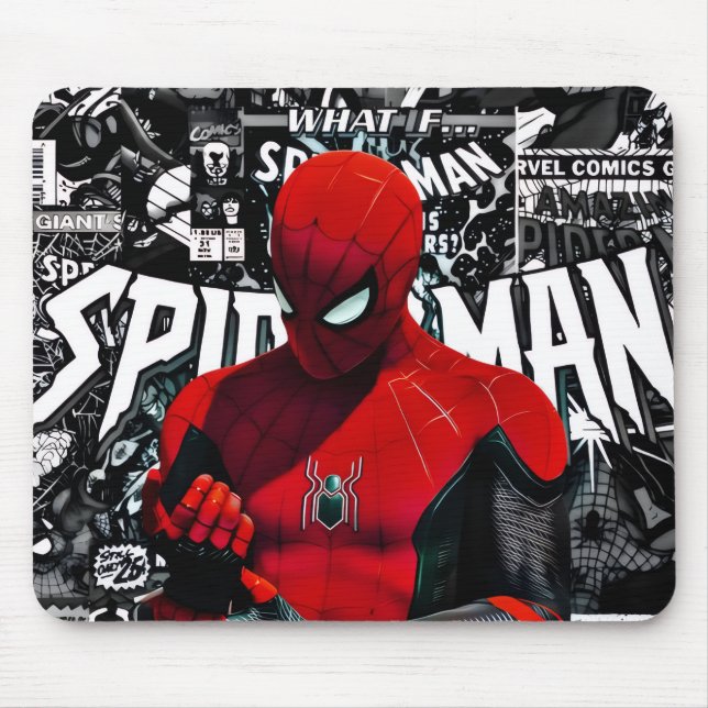 Mousepad do Herói da Web de Quadrinhos - Super-her (Frente)