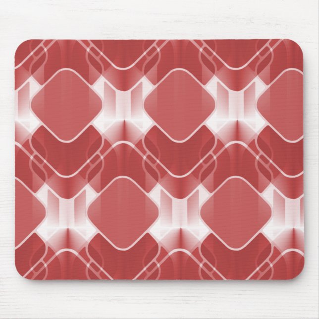 Mousepad do Hipster Retro, Vermelho (Frente)