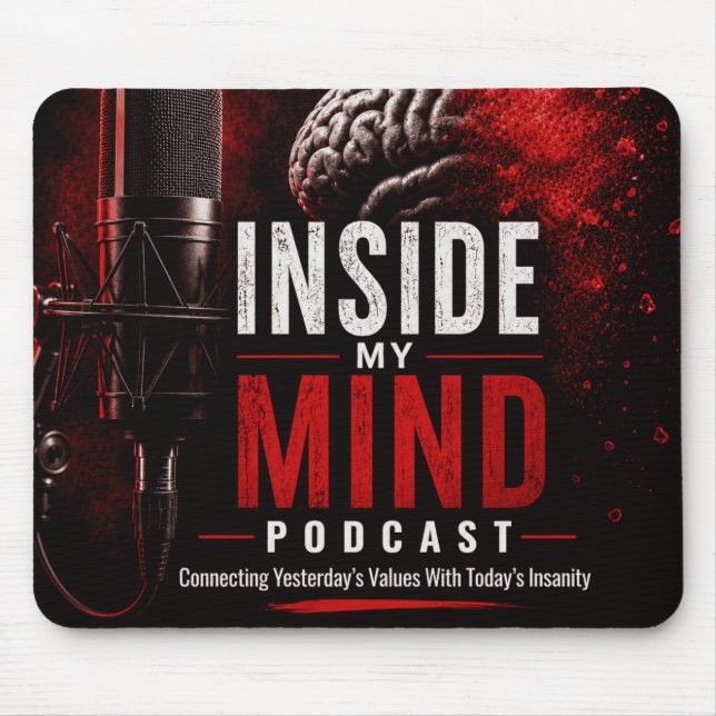 Mousepad do Inside My Mind Podcast (Frente)