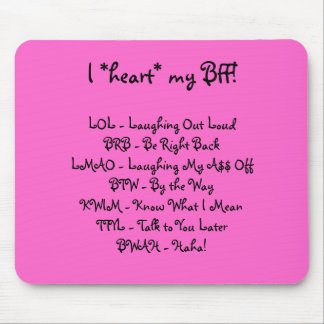 Mousepad + do interno - BFF