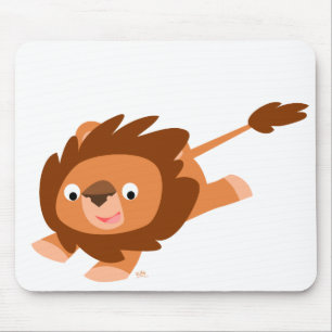 Mousepad do Leão de Cartoon Livremente