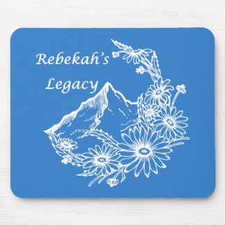 Mousepad do Logotipo da Legado de Rebekah Azul com