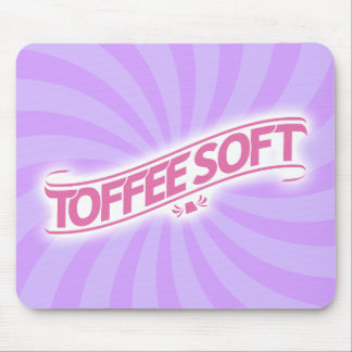 Mousepad do logotipo ToffeeSoft - Rosa