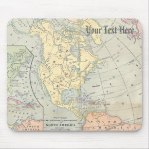 Mousepad do Mapa do Vintage