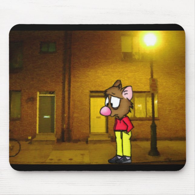 Mousepad do mouse despondente (Frente)