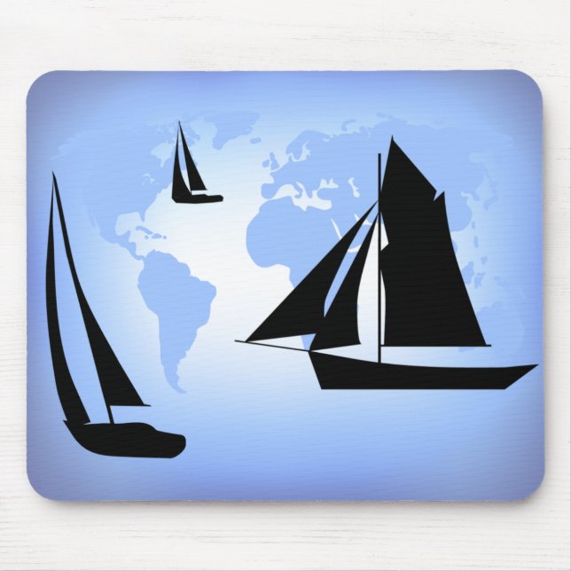Mousepad do Mundo à Vela (Frente)