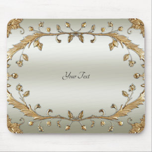 Mousepad do Ornamentado do ouro