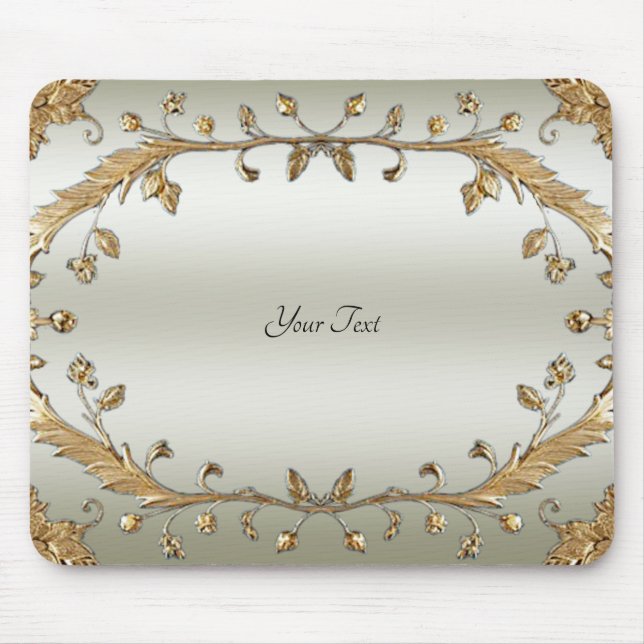 Mousepad do Ornamentado do ouro (Frente)