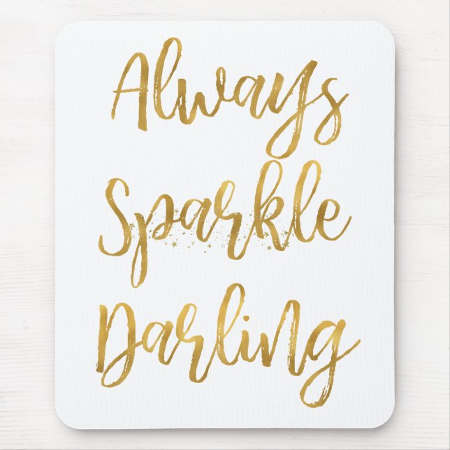 Mousepad Do ouro querido da faísca sempre (Frente)
