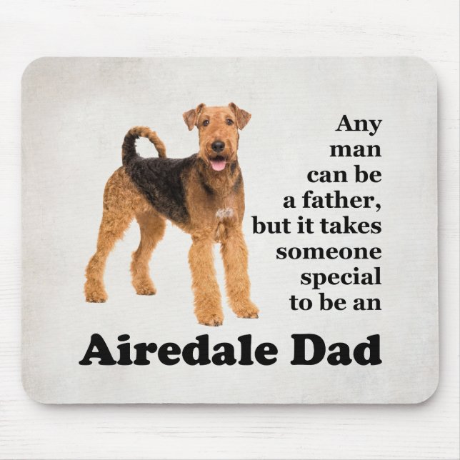 Mousepad do Pai Airedale (Frente)