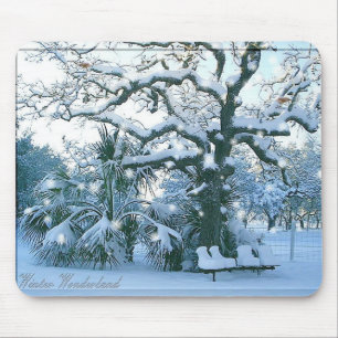 mousepad do país das maravilhas do inverno
