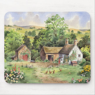 Mousepad Do "paisagem idílico do país da fazenda país"