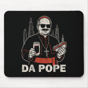 Mousepad Do Papa Da América O Papa Leo Xiv Engraçado Vi