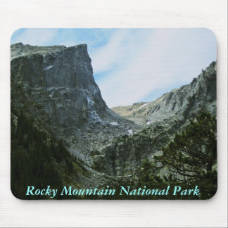 Mousepad do parque nacional de montanha rochosa