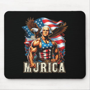 Mousepad Do Patriótico Funny George Washington 4 de julho
