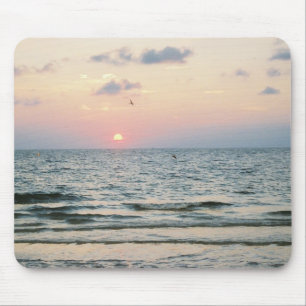 Mousepad do por do sol da praia de Clearwater