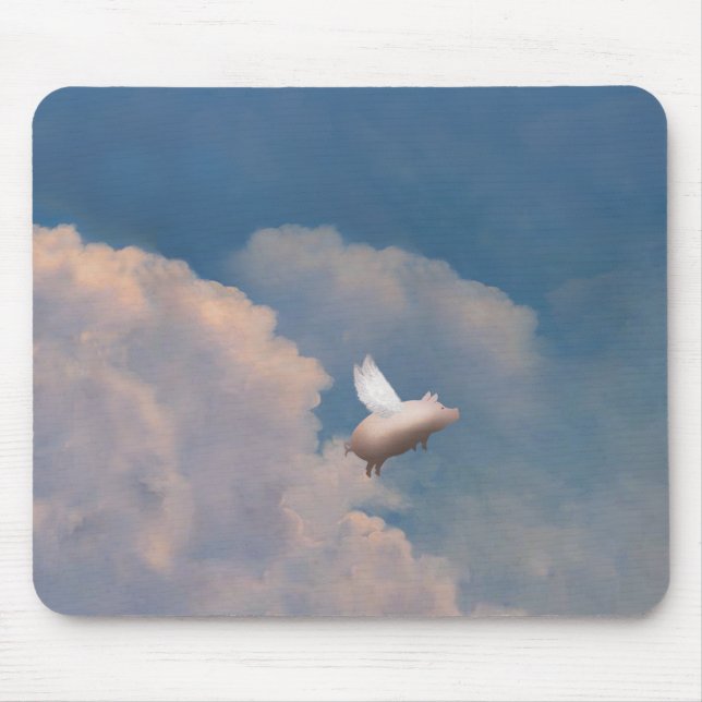 mousepad do porco do vôo (Frente)