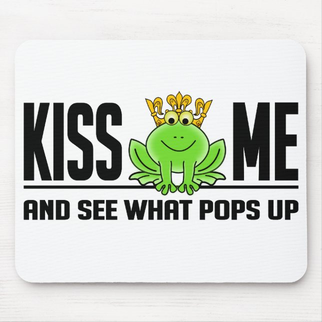 Mousepad do Sapo do KISS ME, personalizável (Frente)