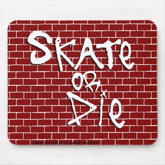 Mousepad do skate ou do Die (Frente)