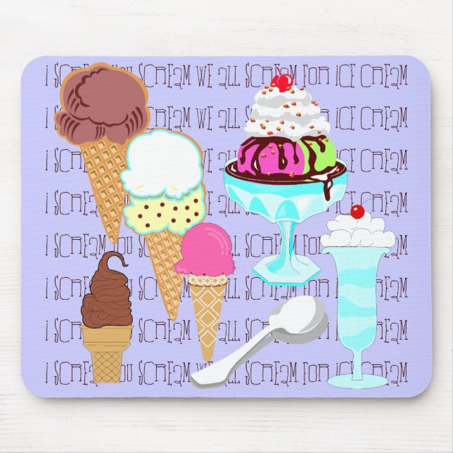 Mousepad do sorvete (Frente)