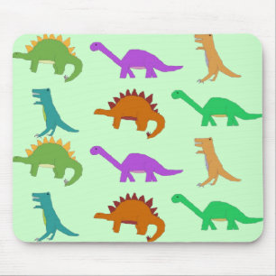 Mousepad do teste padrão do dinossauro