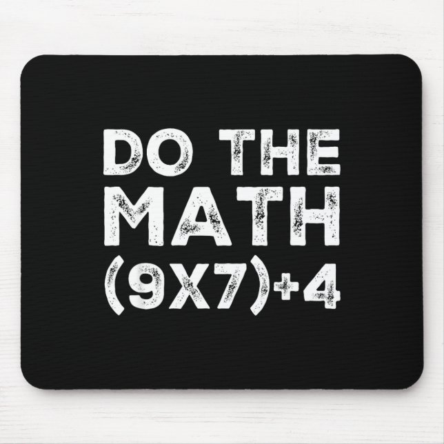 Mousepad Do The Math 67 Meme Funny Six Seven Teacher Studen (Frente)
