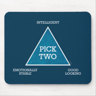 Mousepad do triângulo da picareta dois