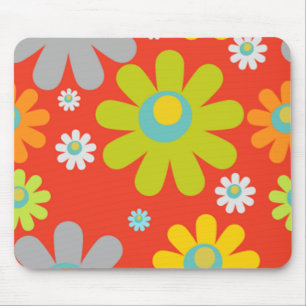 mousepad do vermelho de cereja da margarida